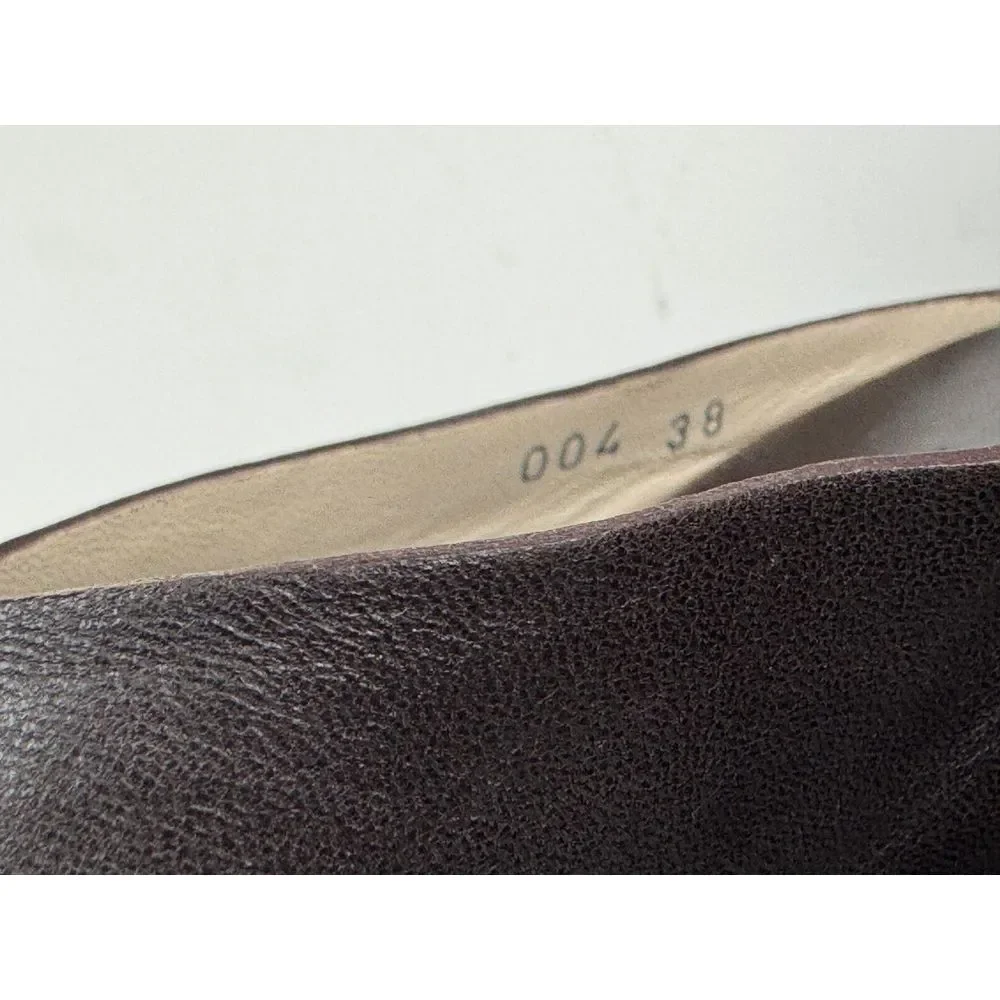 AGL Attilio Giusti Leombruni Italy Platform Wedge Sandal Women 38 US8 EUCLeather